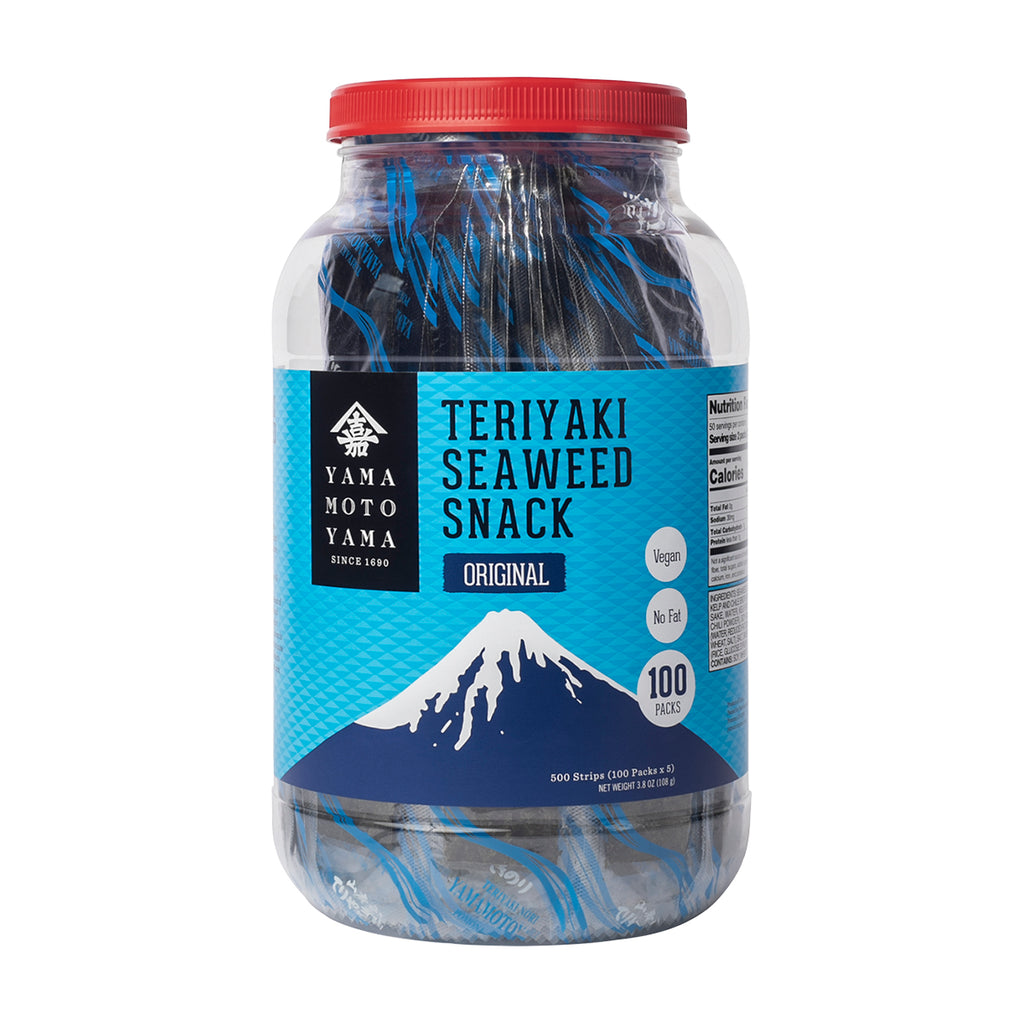Teriyaki Seaweed Snack Original Large Jar | Yamamotoyama