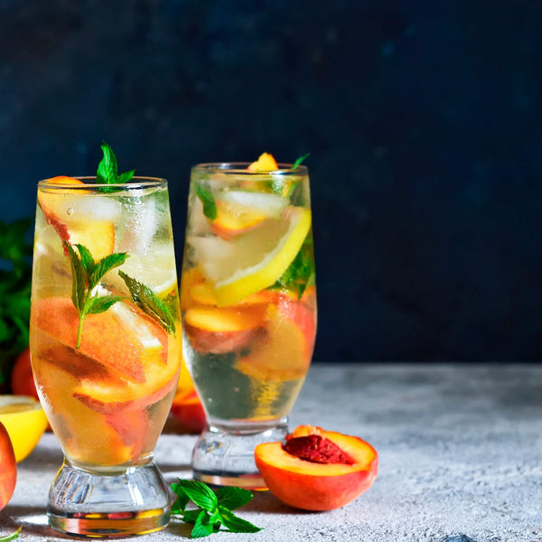 ICED PEACH LIME SENCHA TEA– Yamamotoyama U.S.A.