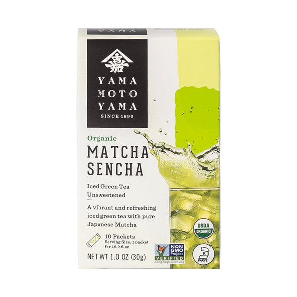 Organic Matcha Sencha Iced Green Tea | Yamamotoyama