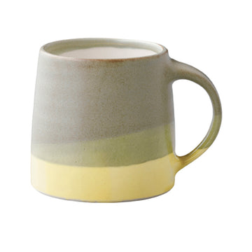 Kinto Moss Green & Yellow Layered Glaze Mug 10.8 oz. | Yamamotoyama
